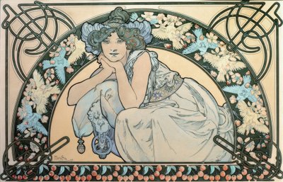 Kirschblüte autorstwa Alphonse Mucha