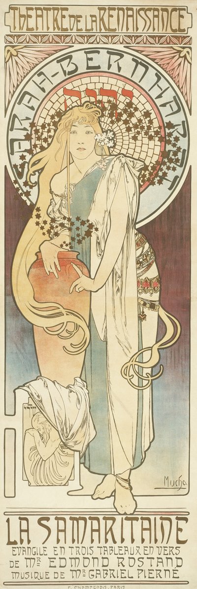 Samarytanka autorstwa Alphonse Mucha