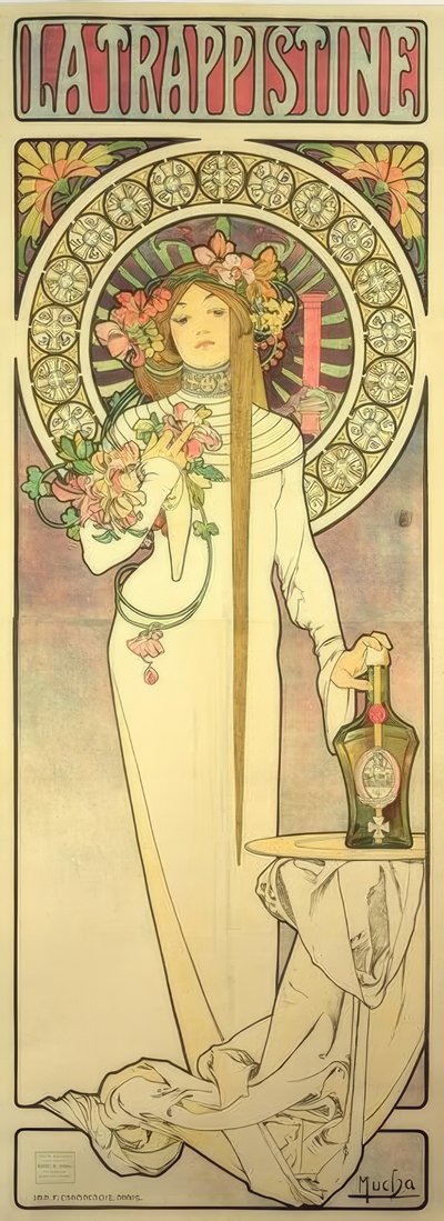 La Trappistyna autorstwa Alphonse Mucha