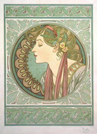 laur autorstwa Alphonse Mucha