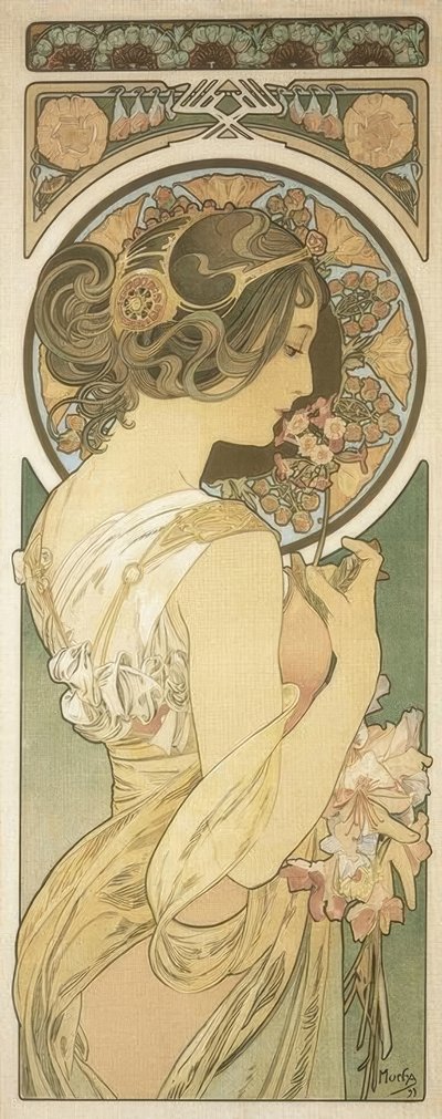 Cowslip autorstwa Alphonse Mucha