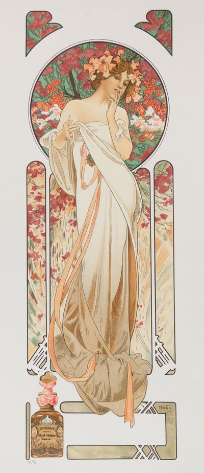 Esencja Sylvanii, 1899. autorstwa Alphonse Mucha