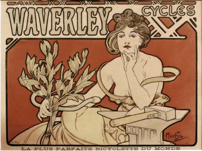 Cykle Waverley autorstwa Alphonse Mucha