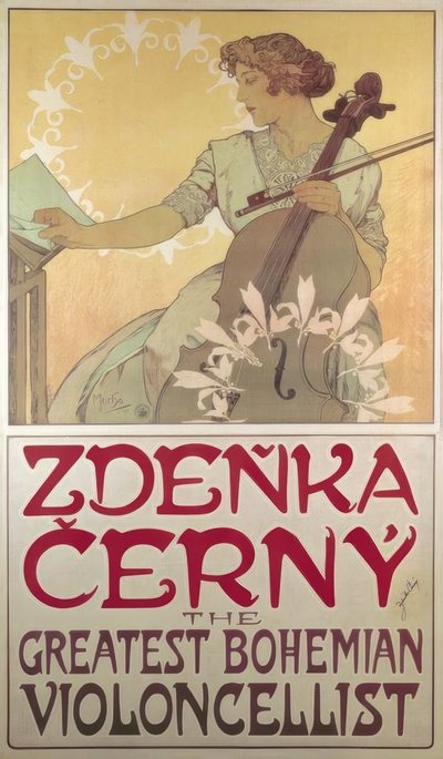 Zdenka Cerny autorstwa Alphonse Mucha