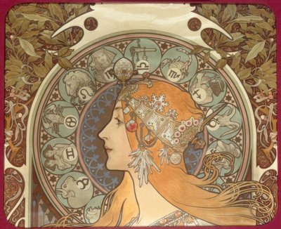 Zodiak autorstwa Alphonse Mucha