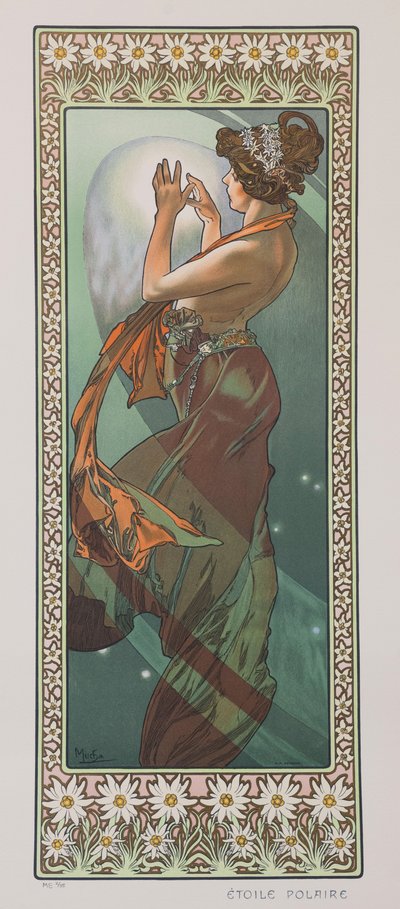 Gwiazda Polarna Gwiazda Polarna, 1902. autorstwa Alphonse Mucha