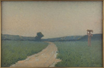 Droga polna o poranku autorstwa Alphonse Osbert
