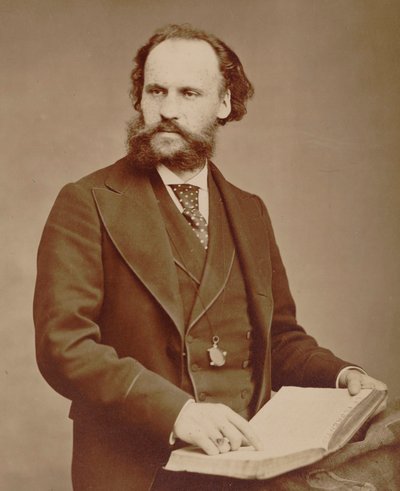 Portret kompozytora Charlesa Lenepveu 1840-1910 , 1875. autorstwa Alphonse Terpereau