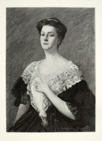 Portret kobiety autorstwa Alsace Henry Wolf