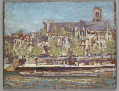Saint Gervais, Paryż (olej na pokładzie) autorstwa Alson Skinner Clark