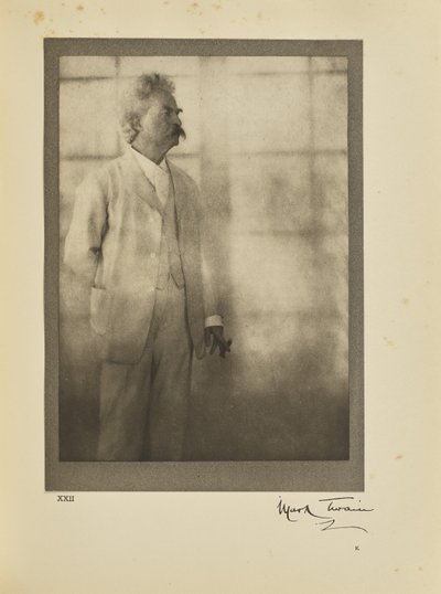 Mark Twain (Samuel Langhorne Clemens) autorstwa Alvin Langdon Coburn