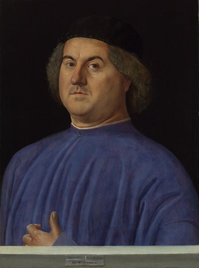 Portret mężczyzny, 1497 autorstwa Alvise Vivarini