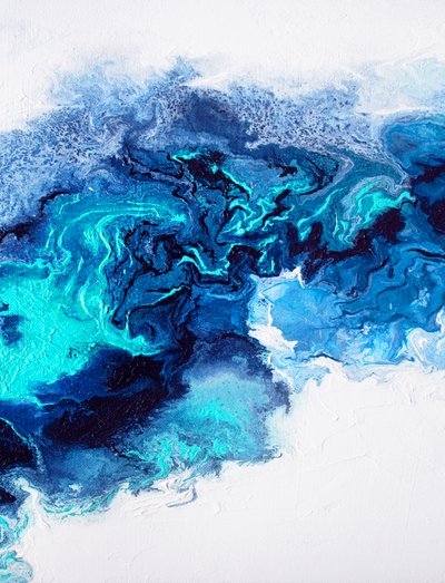 Wirujące błękity oceanu autorstwa Alyson Storms