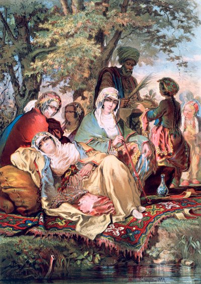 Harim, 1857 autorstwa Amadeo Preziosi