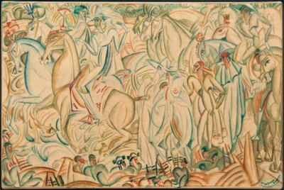Przed walką byków autorstwa Amadeo de Souza Cardoso