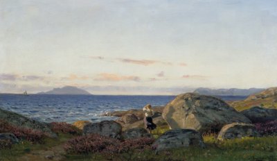 Ze Stavenes, fiord Sønd autorstwa Amaldus Nielsen