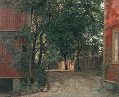 Nadchodzi wieczorna gazeta autorstwa Amaldus Nielsen