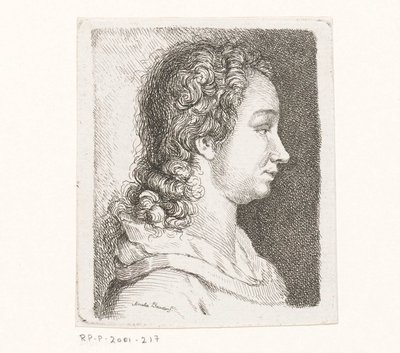 Portret żony artysty Georg Friedrich Schmidt autorstwa Amalie Baader
