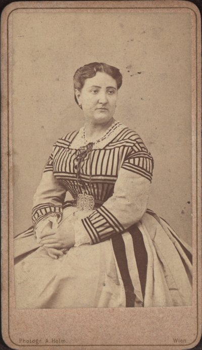 Portret śpiewaczki operowej Carlotty Patti 1835-1889. autorstwa Amand Helm