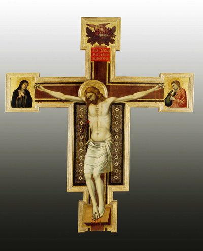 Ukrzyżowanie, XIV wiek Obraz z warsztatu Giotta (1266-1337) San Felice na Piazza, Florencja Olej na drewnie © Battaglini / Leemage autorstwa Ambrogio Bondone (workshop) Giotto