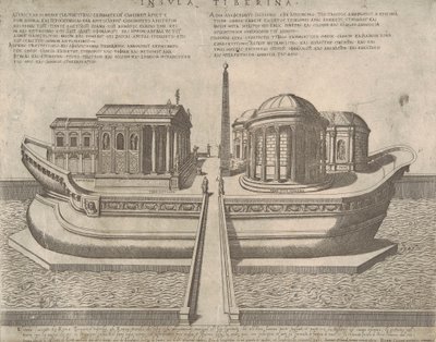 Wyspa Tybru autorstwa Ambrogio Brambilla