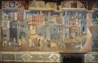 Dobre zarządzanie autorstwa Ambrogio Lorenzetti