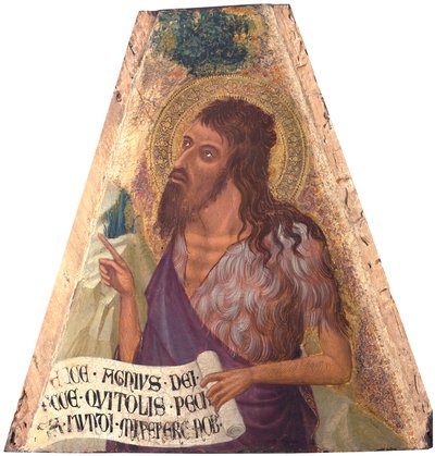 Św. Jan Chrzciciel autorstwa Ambrogio Lorenzetti