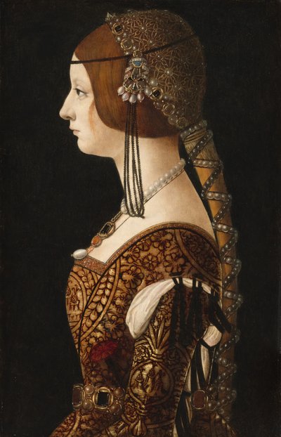 Bianca Maria Sforza autorstwa Ambrogio de Predis