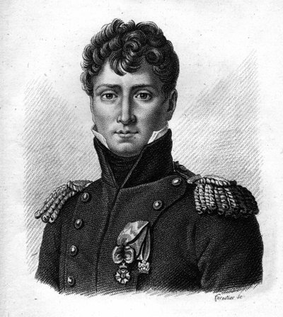 Auguste de Colbert (1777-1809), generał francuski w „Portretach generałów francuskich”. Grawerowane przez Ambroise Tardieu w 1818 roku. Kolekcja Stella autorstwa Ambroise Tardieu