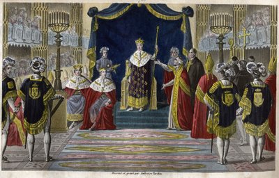 Karol X (1757-1836) został koronowany na króla w Reims 6 maja autorstwa Ambroise Tardieu