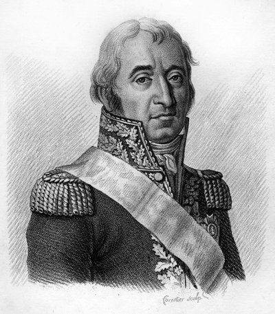 François CHASSELOUP LAUBAT (1754-1833) - w „Portretach francuskich generałów po zwycięstwach i podbojach Francuzów”. Grawerowane przez Ambroise Tardieu w 1818 roku. Kolekcja Stella. autorstwa Ambroise Tardieu