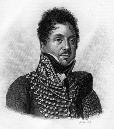 François FOURNIER SARLOVEZE (Sarlovese) 1774-1827- w „Portrety francuskich generałów po zwycięstwach i podbojach Francuzów”. Grawerowane przez Ambroise Tardieu w 1818 roku. Kolekcja Stella. autorstwa Ambroise Tardieu