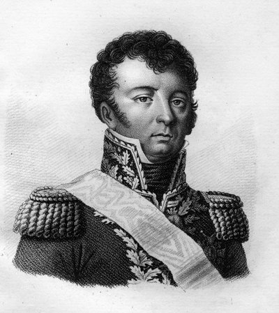 Generał Dominique Joseph Vandamme (1770-1830), hrabia Unsebourg w „Portretach francuskich generałów po zwycięstwach i bitwach Francuzów”. Grawerowane przez Ambroise Tardieu w 1818 roku. Kolekcja Stella. autorstwa Ambroise Tardieu