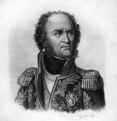 Williama Browna. Marszałek Francji (1763-1815).- w Portretach generałów francuskich po zwycięstwach i podbojach Francuzów. Grawerowane przez Ambroise Tardieu w 1818 roku. Kolekcja Stella. autorstwa Ambroise Tardieu