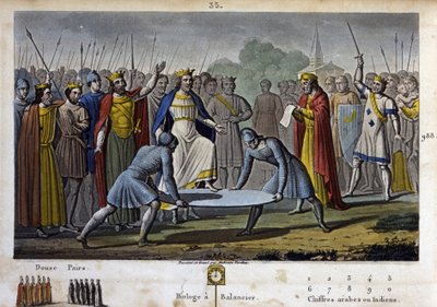 Hugues Capet (v. 941 - 996) został wybrany królem Francji (w 987), za jednomyślną zgodą (w dużej mierze dzięki Gerbertowi d