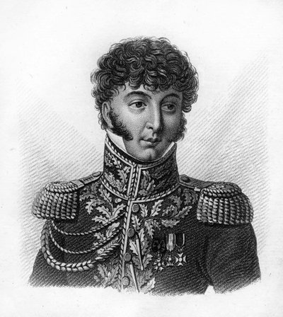 Jean Marie Pierre François Lepaige Doursenne Dorsenne (1774-1812) - w „Portretach francuskich generałów po zwycięstwach i bitwach Francuzów”. Grawerowane przez Ambroise Tardieu w 1818 roku. Kolekcja Stella. autorstwa Ambroise Tardieu