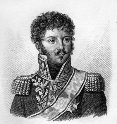 Ludwik Pierre de Montbrun (1770-1812) Rycerz Montbrun i Cesarstwa, następnie baron Montbrun i Cesarstwa, następnie hrabia Montbrunin” Portrety generałów francuskich po zwycięstwach i podbojach Francuzów”. Grawerowane przez Ambroise Ta autorstwa Ambroise Tardieu