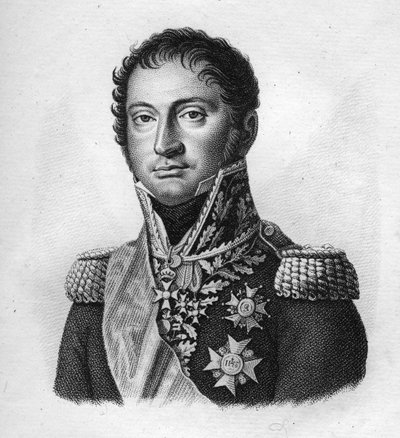 Marszałek Reille. Honoré Charles, hrabia Reille Maréchal z Francji (1775 do 1860).w „Portrety francuskich generałów po zwycięstwach i podbojach Francuzów””. Grawerowane przez Ambroise Tardieu w 1818 roku. Kolekcja Stella. autorstwa Ambroise Tardieu