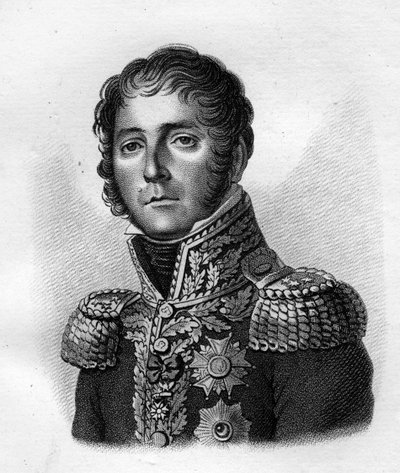 Marszałek Sebastiani de la Porta (1772-1851).w „”Portrety generałów francuskich po zwycięstwach i podbojach Francuzów””. Grawerowane przez Ambroise Tardieu w 1818 roku. Kolekcja Stella. autorstwa Ambroise Tardieu