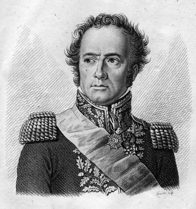 Maximilien Sébastien Foy. Francuski generał i polityk (1775 do 1825) - w „Portretach francuskich generałów po zwycięstwach i podbojach Francuzów”. Grawerowane przez Ambroise Tardieu w 1818 roku. Kolekcja Stella. autorstwa Ambroise Tardieu