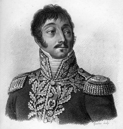 Michel, Sylvestre Brayer (1769-1840) - w „Portretach generałów francuskich po zwycięstwach i podbojach Francuzów”. Grawerowane przez Ambroise Tardieu w 1818 roku. Kolekcja Stella. autorstwa Ambroise Tardieu