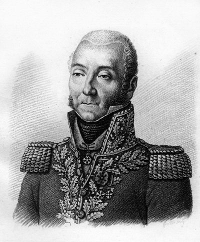 Portret generała Jérôme Soules 1760-183.- w „Portretach francuskich generałów po zwycięstwach i podbojach Francuzów”. Grawerowane przez Ambroise Tardieu w 1818 roku. Kolekcja Stella. autorstwa Ambroise Tardieu