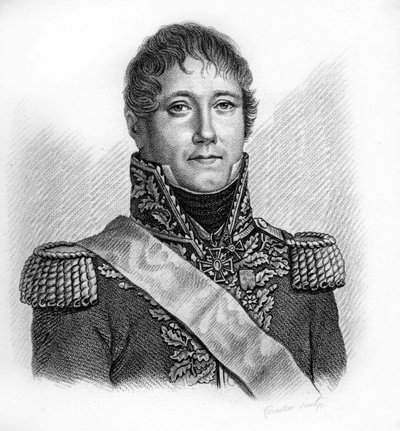 Portret generała Jean Gabriel MARCHAND 1765-183.- w „Portretach francuskich generałów po zwycięstwach i podbojach Francuzów”. Grawerowane przez Ambroise Tardieu w 1818 roku. Kolekcja Stella. autorstwa Ambroise Tardieu