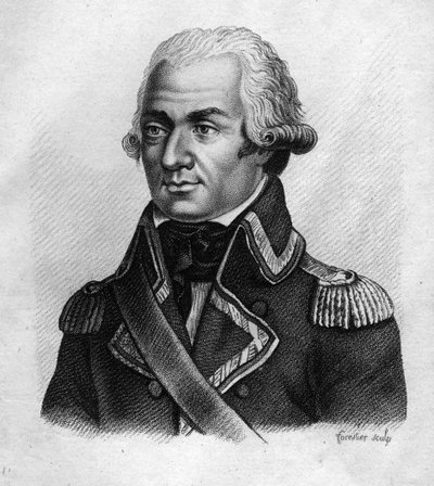 Portret Charlesa François du Périer dit Dumouriez (1739-1823), francuskiego generała.- w „Portrety francuskich generałów po zwycięstwach i bitwach Francuzów”” Grawerowane przez Ambroise Tardieu w 1818. Stella Collection. autorstwa Ambroise Tardieu