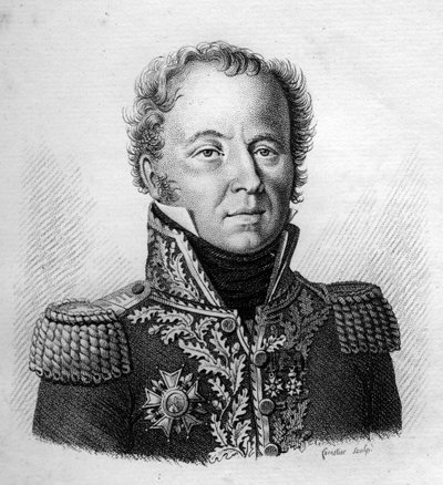 Portret generała dywizji barona Louisa Emmanuela (Louis-Emmanuel) Reya (1768-1846) - w „Portretach generałów francuskich po zwycięstwach i podbojach Francuzów”. Grób Ambroise Tardieu w 1818 r. Kolekcja Stella. autorstwa Ambroise Tardieu