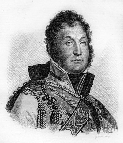 Książę Orleanu, który został Ludwikiem Filipem I (1773-1850), królem Francuzów, - w „Portretach francuskich generałów po zwycięstwach i podbojach Francuzów”. Grawerowane przez Ambroise Tardieu w 1818 roku. Kolekcja Stella. autorstwa Ambroise Tardieu