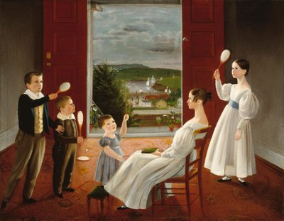 Dzieci Nathana Starra, 1835. autorstwa Ambrose Andrews