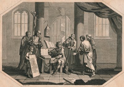 Podział Anglii na Hrabstwa, Setki i Tythings przez Alfreda Wielkiego, 1808 autorstwa Ambrose William Warren