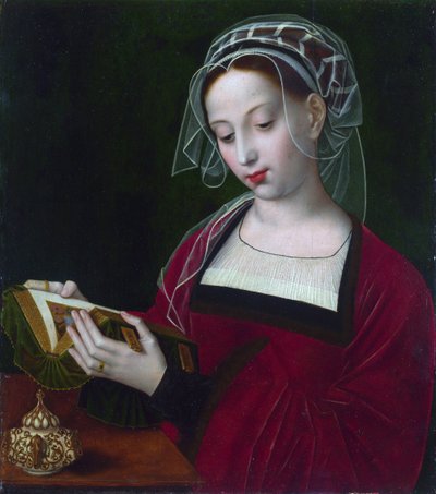 „Czytanie Marii Magdaleny” Obraz Ambrosiusa Bensona (1495-1550) ok. 1525 r. w Londynie Galeria Narodowa autorstwa Ambrosius Benson