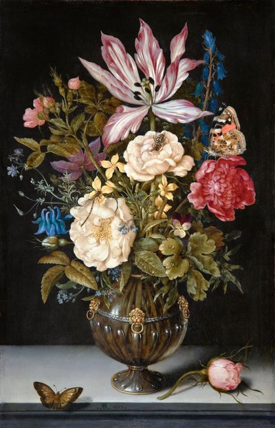 Martwa natura z kwiatami autorstwa Ambrosius Bosschaert